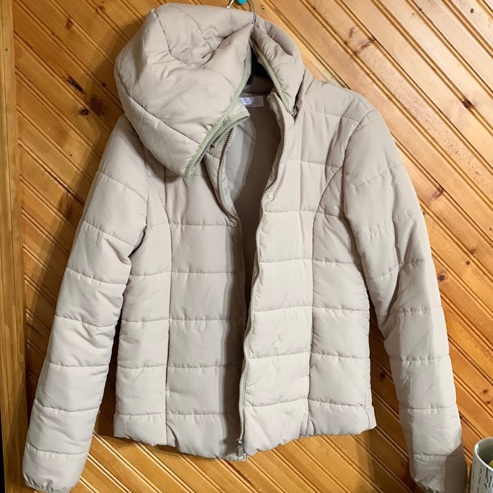 Pink Lily Boutique | Tan Puffer Coat